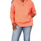 Double Take - Quarter-Snap Dropped Shoulder Hoodie