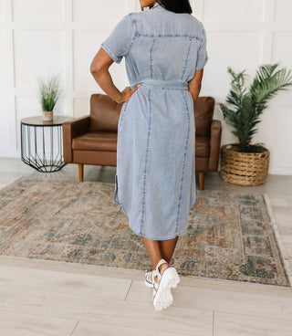 Geegee - Wait For It Denim Shirtdress