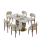Dining Table Set With Storage, Includes Chairs For Kitchen