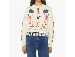 Mother - The Itsy Jumper Fringe Sweater
