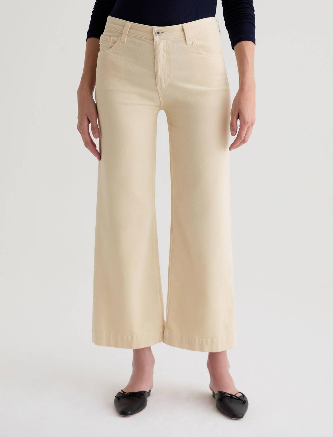 Ag Jeans - Saige Wide Leg Crop Corduroy Pants