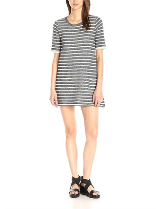 French Connection - Normandy Stripe Short Sleeve Jersey T-Shirt Dress