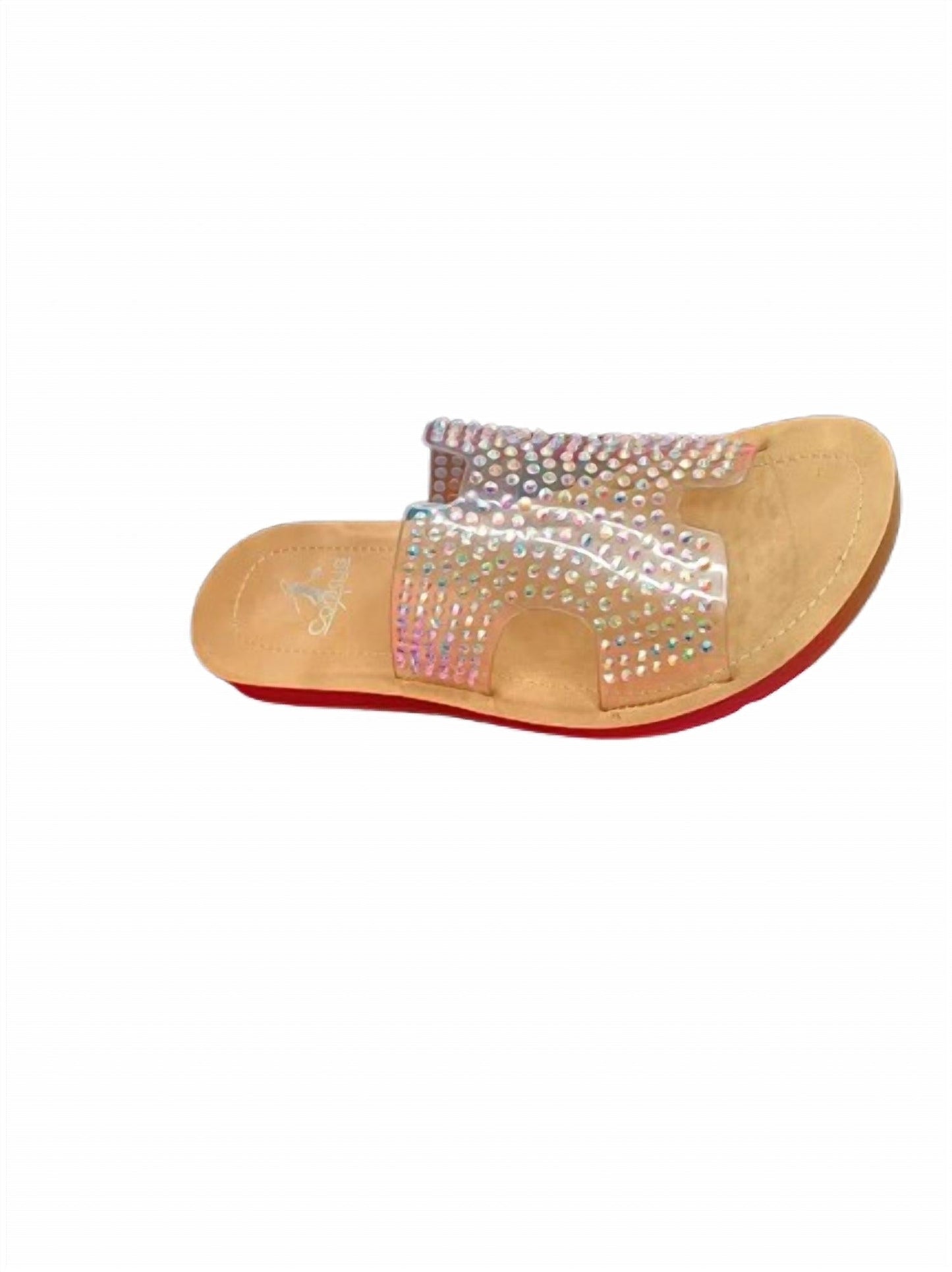 Corkys Footwear - Women's Flat Glitter Clear Sandal