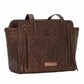 American West - Women's Secret Collection Zip Top Tote Bag With Compartment
