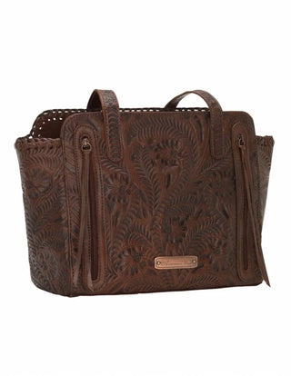 American West - Women's Secret Collection Zip Top Tote Bag With Compartment