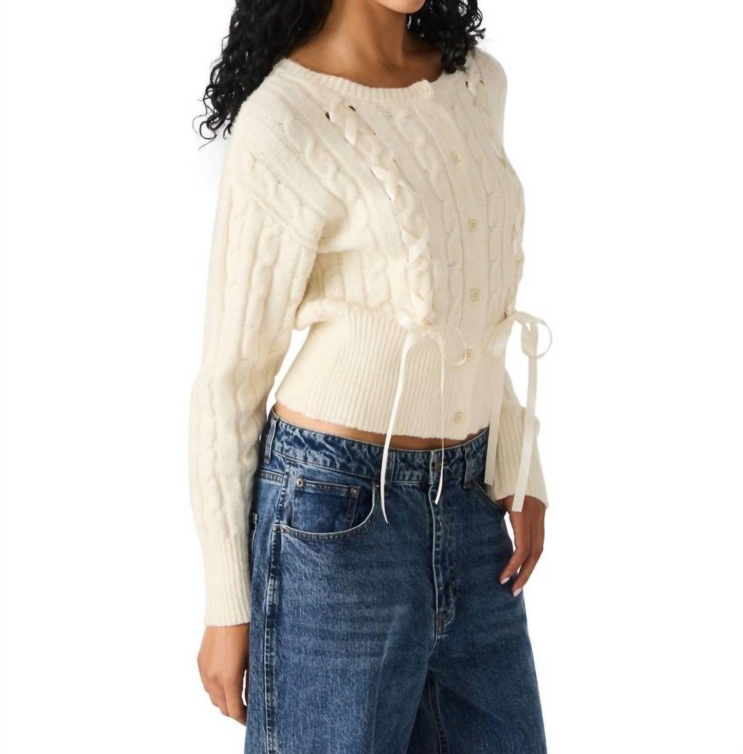 Steve Madden - Ribbon Detail Cardigan