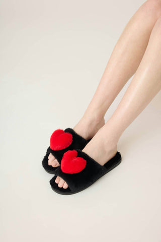 Pj Salvage - Women's Heart Love Slides
