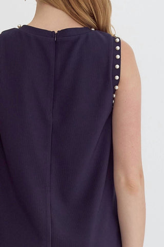 Entro - Sleeveless Mini Dress