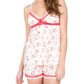 Twelve Eighty Eight - Elizabeth Spaghetti Strap Camisole Boxer Pajama Set