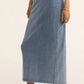 Z Supply - Women's Gail Jersey Denim Midi Skirt - Plus