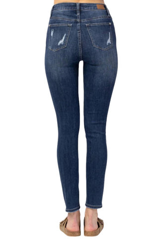 Judy Blue - BUTTON FLY SKINNY JEANS