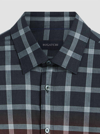 Bugatchi Uomo - Julian Gradient Windowpane Check Shirt