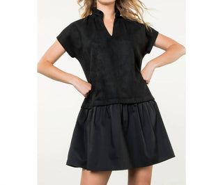Thml - Faux Suede Bubble Dress