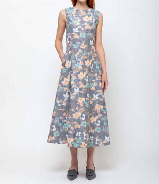 Odeeh - Chiné Flowers Midi Dress