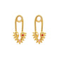Daniela Salcedo - Women's Topos Heart Clip Medium Earrings