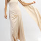 Lena - ONE SHOULDER AND SASH SATIN MAXI DRESS