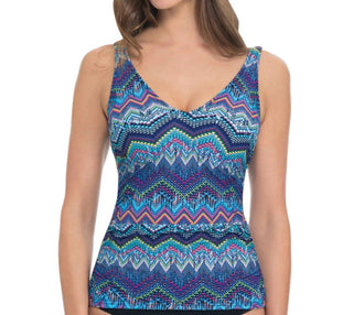 Profile By Gottex - D-Cup Underwire V-Neck Tankini Top