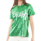 A Thousand Words - Sequin Grinch Top