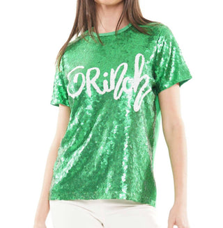 A Thousand Words - Sequin Grinch Top