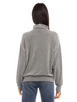 Fifteen Twenty - FAUX WRAP TURTLENECK SWEATER