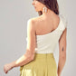Do+Be - One Shoulder Knit Top