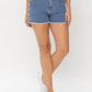 Judy Blue - Highwaist Star Embroidery Cut Off Shorts