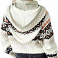 Free People - Wool Blend Cozy Hooded Sweater