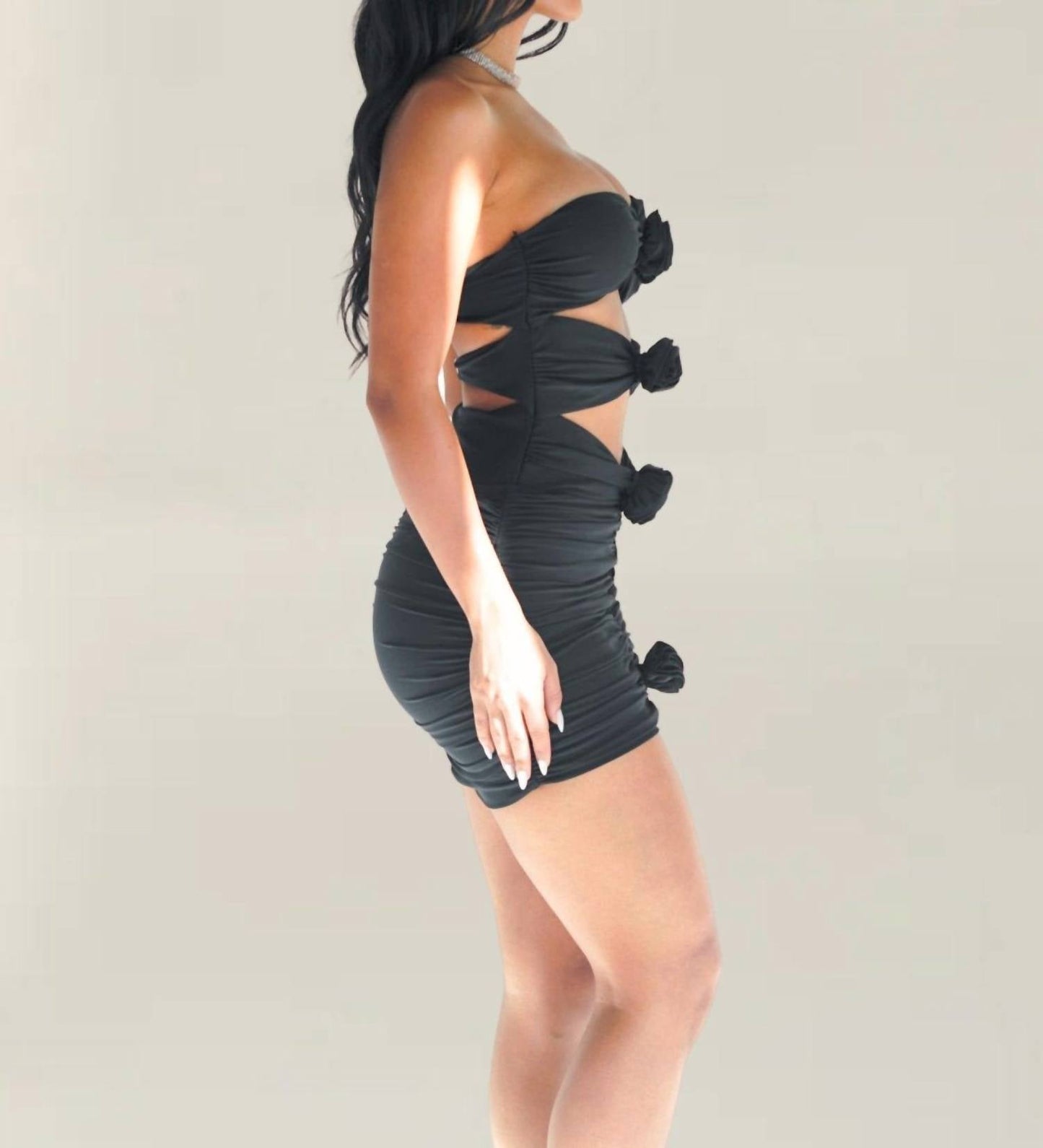 Aura - Cj Rose Mini Dress