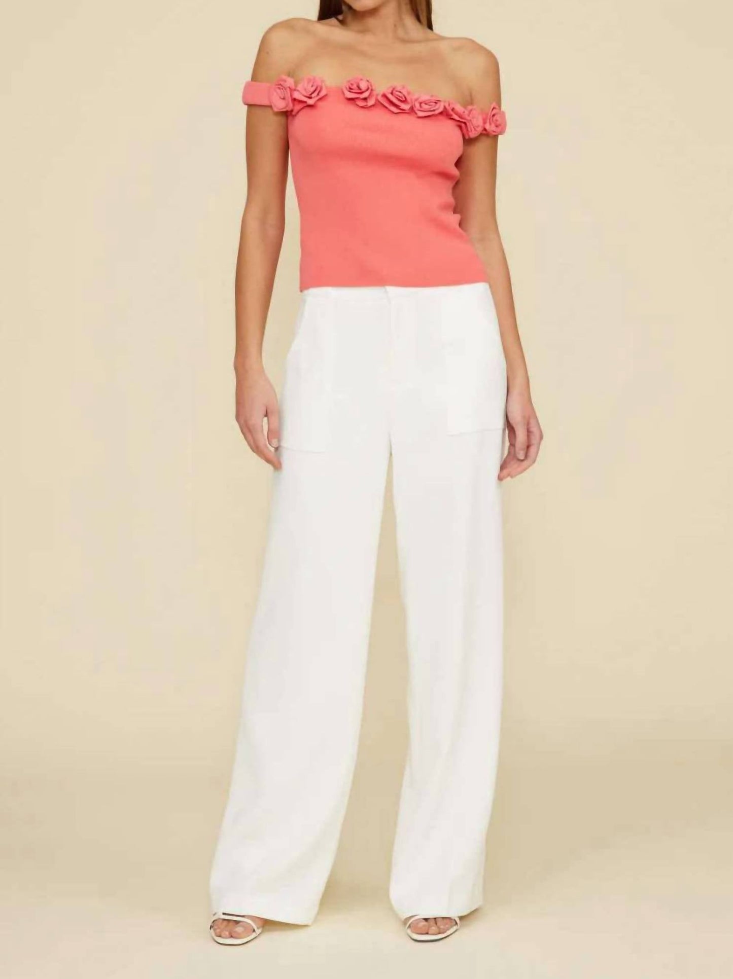 Lucy Paris - Kamila Off-the-shoulder Top