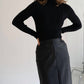 Mima Rosso - Ribbed Knit Top