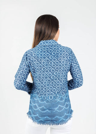 Dizzy-Lizzie - Women's Cape Cod Frayed Shirt