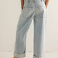 Free People - Women's Palmer Cuffed Baggy Jeans