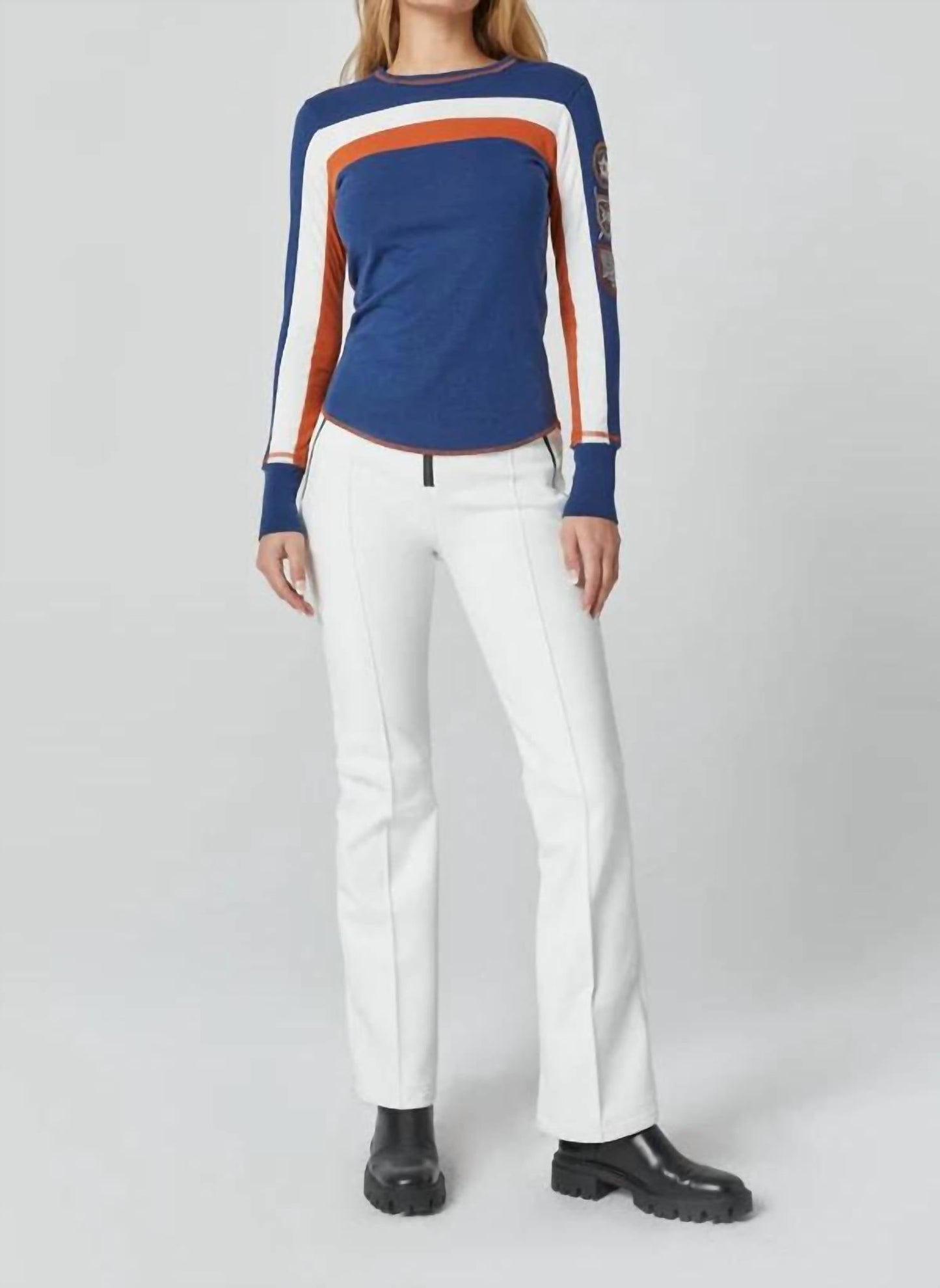 Alp N Rock - Retro Stripe Crew Top