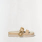 Simkhai - Women's Aida Raffia Buckle Sandal
