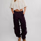 Free People - Scorpio Shirred Mid-Rise Cargo Pants