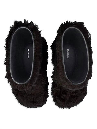Balenciaga - Pre-loved Women Faux Fur Snow Boots
