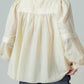 Sundays - Split V- Neck Maple Blouse
