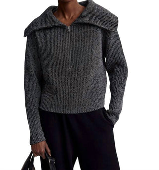 Varley - ELISE HALF ZIP KNIT SWEATER