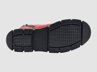 Helios - Women's Medusa Fur-lined Zip-up Leather Boots