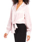 Karen Kane - Satin Tie Front Top