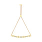14K Yellow Gold Plated .925 Sterling Silver Channel Set Diamond Accent Twist 4â€-10â€ Adjustable Bolo Bracelet (I-J Color, I3 Clarity)