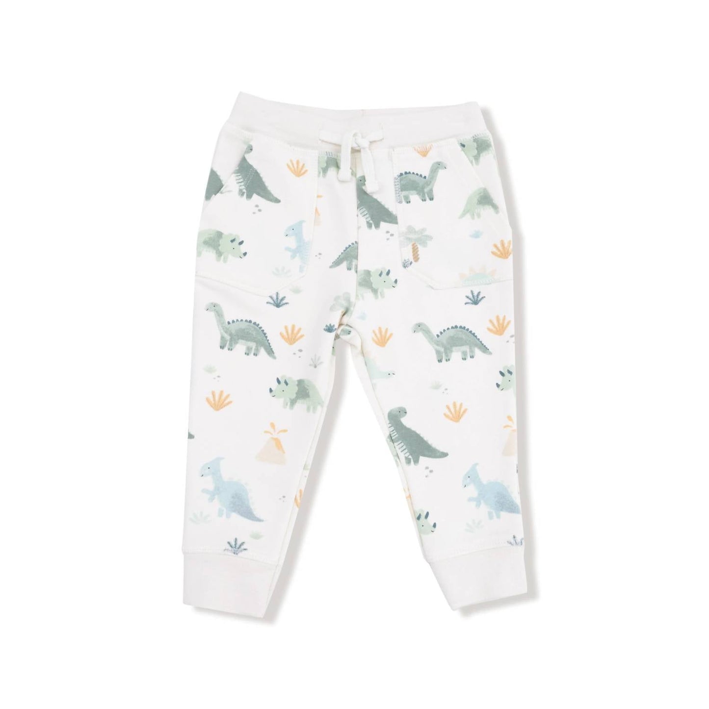 Angel Dear - Kid's Soft Dinos French Terry Raglan Jogger Set