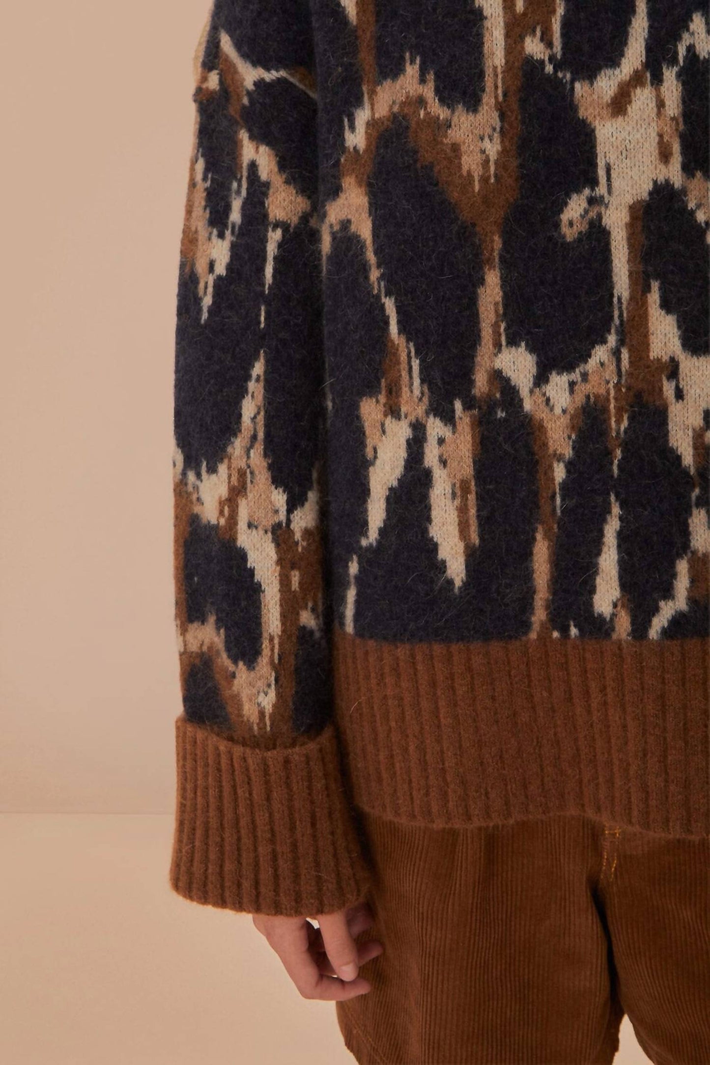Farm Rio - Leopard Print Knit Sweater