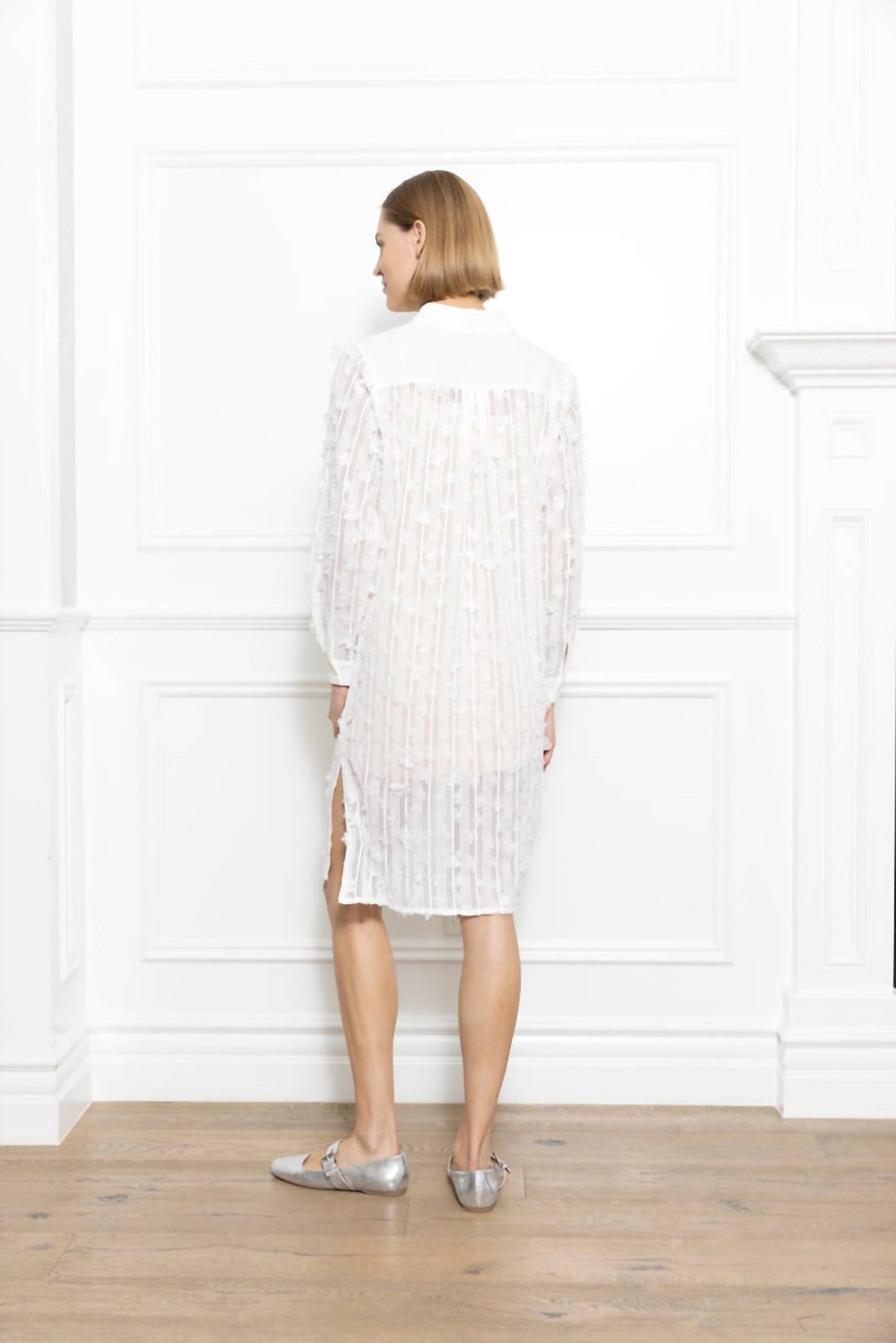 Zero Degree Celsius - Lace Shirt Dress
