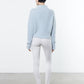 Enza Costa - CROPPED MOCKNECK SWEATER