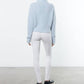 Enza Costa - CROPPED MOCKNECK SWEATER