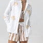 Lusana - Jayce Embroidered Poplin Shirt