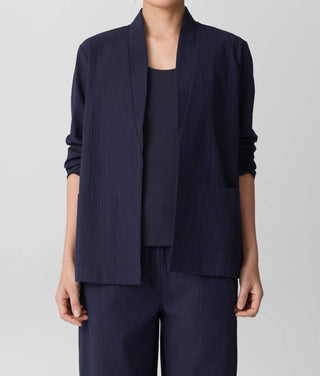 Eileen Fisher - Women's High Collar Jacket