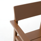 HDPE Outdoor Dining Armchairs with Backrest and Armrests
