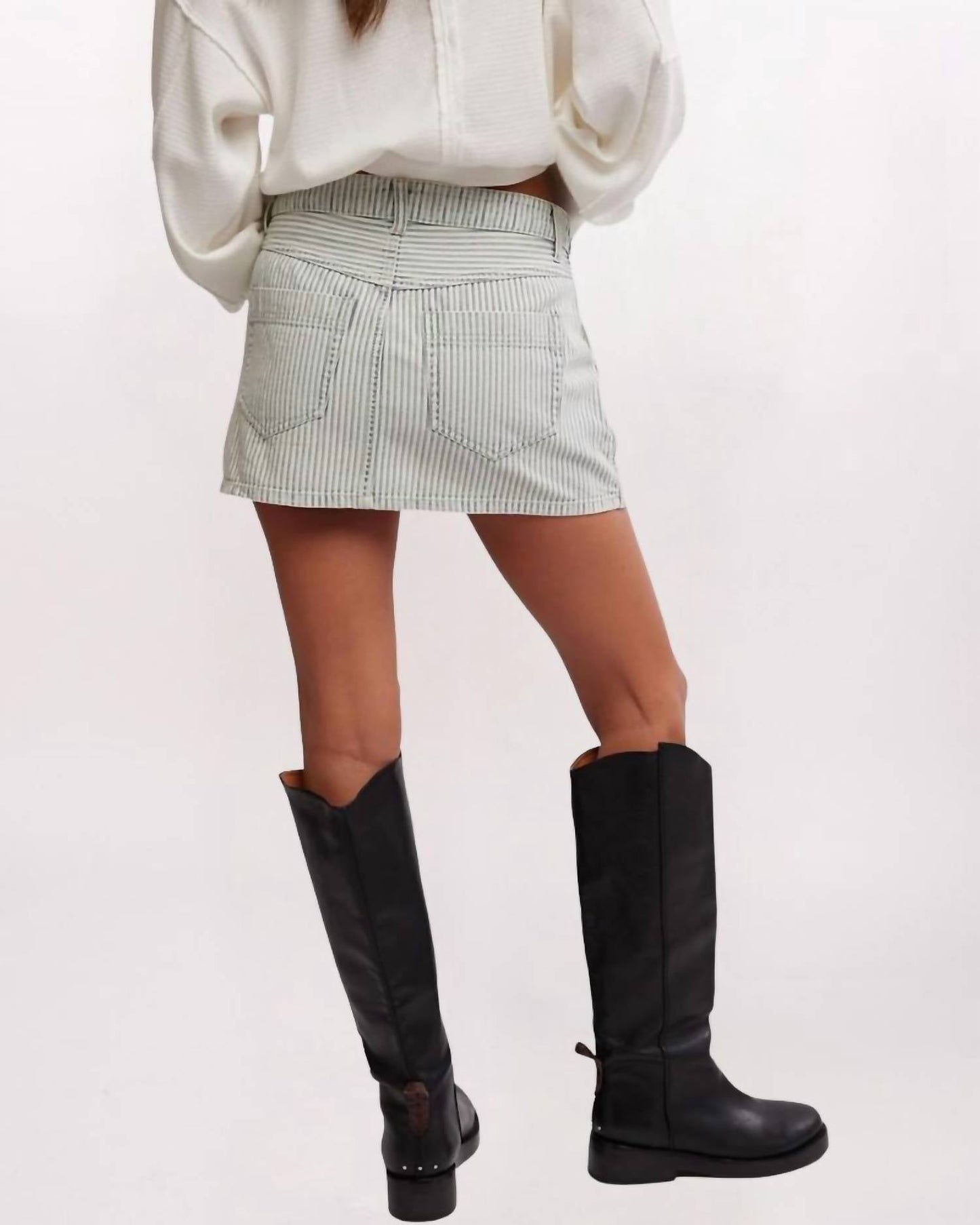 Free People - Wynne Railroad Mini Skirt
